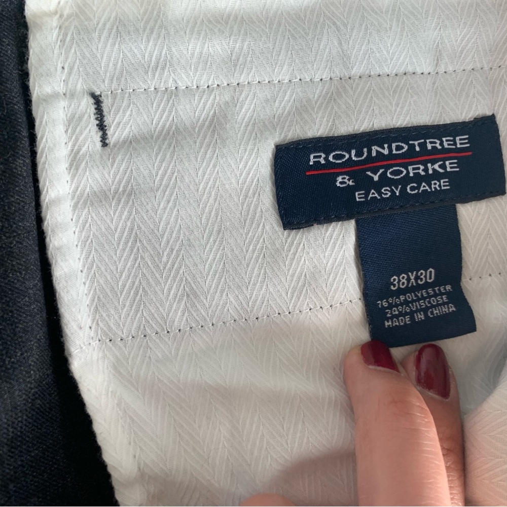 Casual Men’s dark grey slacks